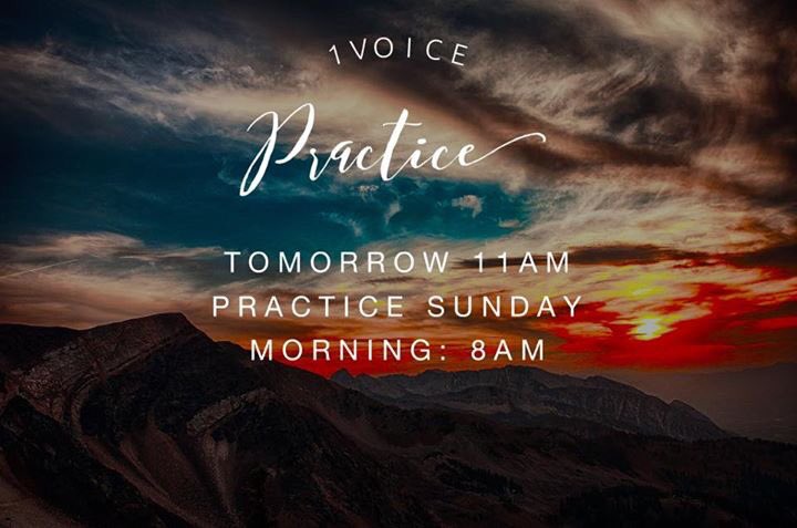 1refuge's tweet photo. 1VOICE!! We sing this Sunday! 🎤🙌Practice is tomorrow at 11am. Retweet to spread the word! https://t.co/uPpbuUu4Nv
