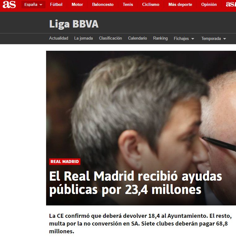 Mirar para otro lado en el caso CR era lo unico que se podia esperar de un gobierno que FINANCIA al RM.
 SU EQUIPO!

 #SilencioCristiano