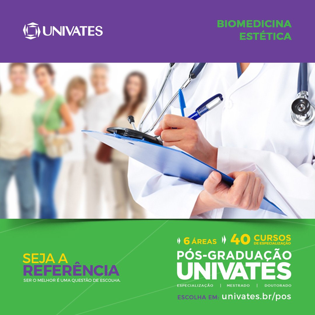 Biomed_Univates's tweet photo. As inscrições para a especialização em Biomedicina Estética foram prorrogadas.;) Inscreva-se! https://t.co/EkcwKeaeXB https://t.co/nrsh3zNk0J