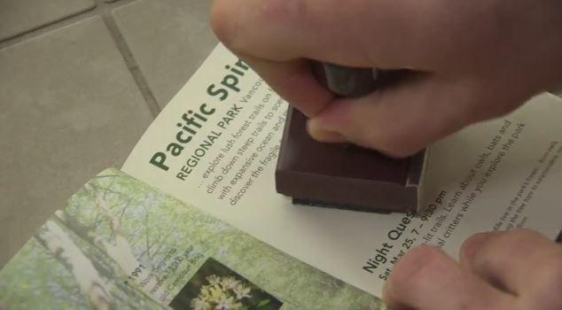 MetroVancouver's tweet photo. Visit Regional Parks and collect stamps in your 50th Anniversary Passport to earn pins, crests and stickers. #MVRP50 https://t.co/dzq7qhzK3U https://t.co/E8XlOsfLhT