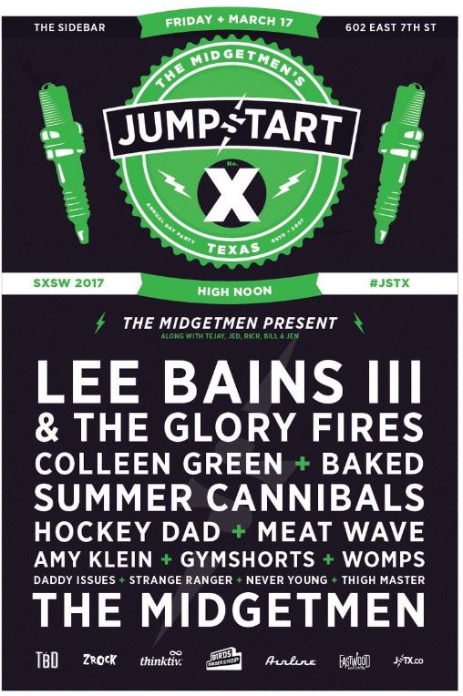 rsvpster's tweet photo. .@themidgetmen take over Side Bar at 602 E. 7th all afternoon for #TexasJumpstart. #SXSW #JSTX https://t.co/wpTEYH6kR1