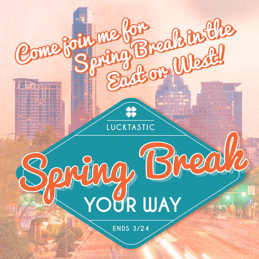 Chris8Diamond's tweet photo. I entered to win Spring Break in the East or West! https://t.co/lpWm3v914U https://t.co/Ba9exO38MB