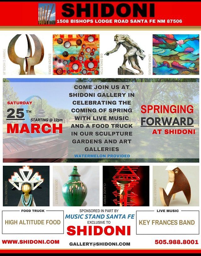 ShidoniGallery's tweet photo. Join us for a picnic with live music by "Key Frances Band", and “High Altitude Food” food truck available on site. https://t.co/4S9apihCWX https://t.co/dNtNenGDrq