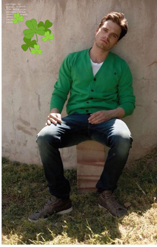 tomfirebomb's tweet photo. 🍀☘️ Happy St Patrick's Day everyone ☘️🍀 #StPatricksDay #SebastianStan https://t.co/mms6aXwCcq