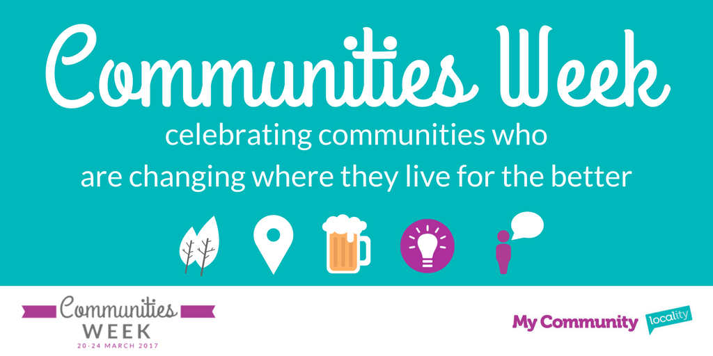 localitynews's tweet photo. #CommunitiesWeek17 starts on Monday! Be sure to keep an eye our for new resources &amp; funding and tell your story! https://t.co/0juFLCB0NC https://t.co/nyZFaPyigm