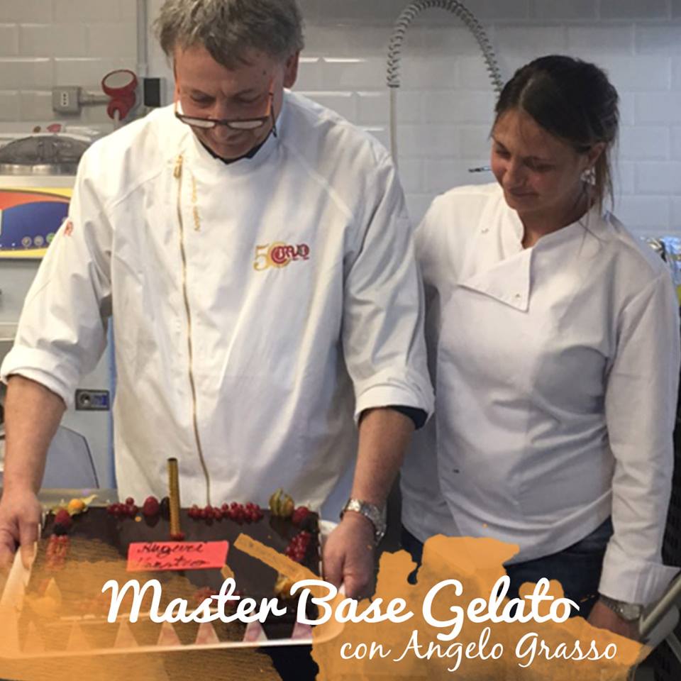 Tanti auguri al maestro #AngeloGrasso con la festa durante l'ultimo giorno del #MasterBaseGelato di #Roma #bravo50anniversary 🍧🍨🎉