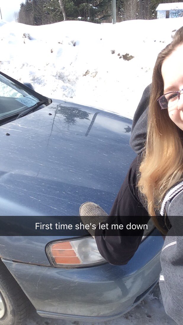 _jflynn23's tweet photo. So yesterday my car decided it didn't want to be a car anymore and died on the side of the road. #lucywhy 😫🚙 https://t.co/IwauTyQiym
