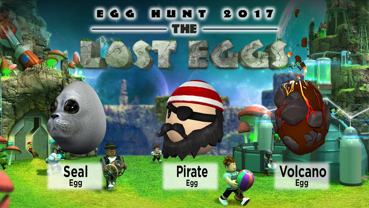 Worldblox On Twitter Here Are The Revealed Eggs From Roblox Egg Hunt Twitter Teaser Seal Egg Pirate Egg And Volcano Egg - how to get seal egg in roblox egg hunt 2017 video dailymotion