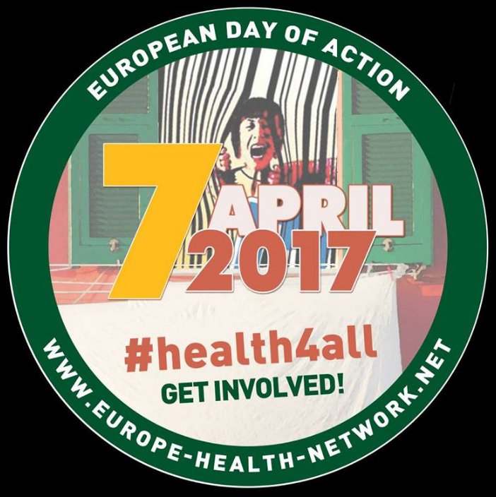 Join the 'Health is not for Sale' day of action on 7th April to denounce health commercialisation. bit.ly/2mmAbuH #health4all