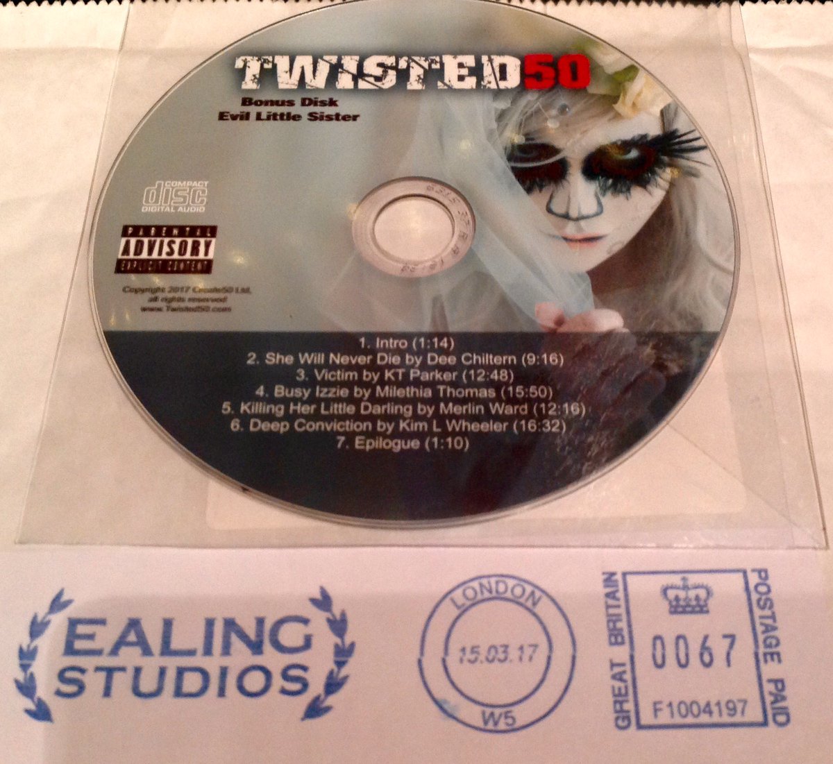 KWheelerWriter's tweet image. After a challenging week away, I was chuffed to return home to post from my favourite address. #Twisted50 #EvilLittleSister #DeepConviction