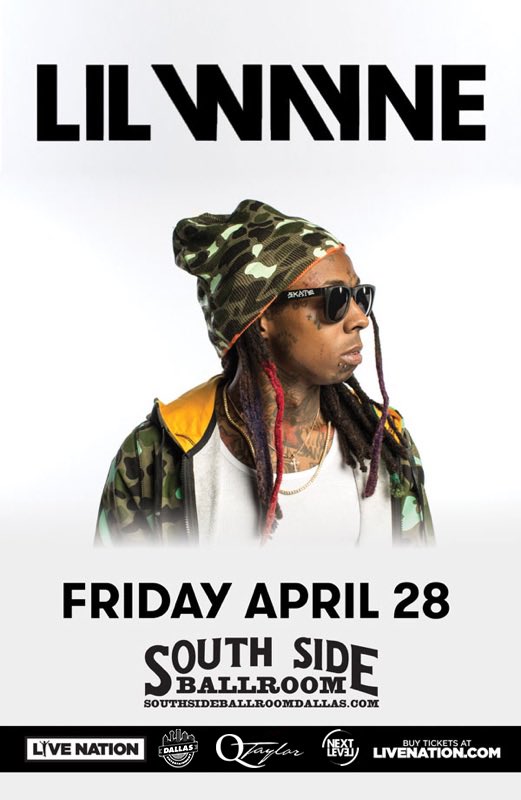 NextLVLEvent's tweet image. April 28th

@LilTunechi at @SSBallroom 

Tickets: NextlvlEvent.com