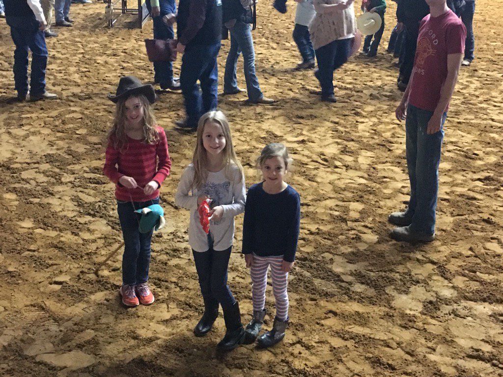 SallyPitts_WSFA's tweet image. The stick horse rodeo is underway at the @SLERodeo.