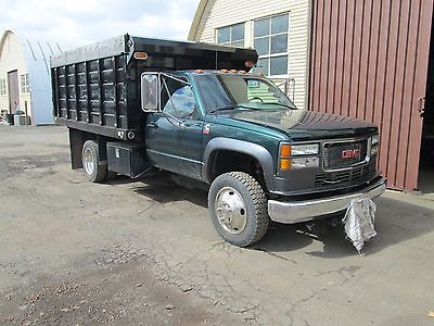 ADVSHER12's tweet photo. Check out this #ebay deal: #8128 96 gmc seirra 3500HD dump 12v cummins swap clean!! https://t.co/mJkBpWCTe1 https://t.co/Oqsldoy75y