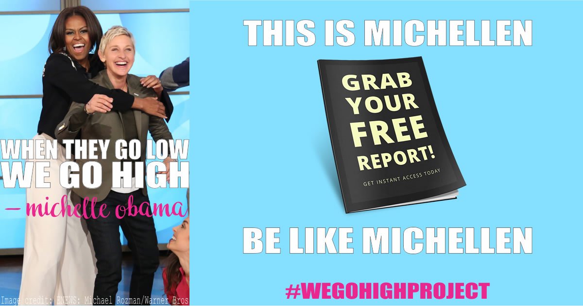 wegohighproject's tweet photo. Are you sick and tired of the negativity?
Want ideas to keep you from pulling your hair out when others go low? https://t.co/CvtLIyh4YC https://t.co/87tLAUAQrm