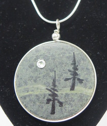avantgardenptbo's tweet photo. 2nite on #gardengate @CHEXDaily #asliceofthenorth #necklaces made out of #coresamples #granite #matachewan #Madeincanada @WendyStanwick https://t.co/AlFCU5AP6P