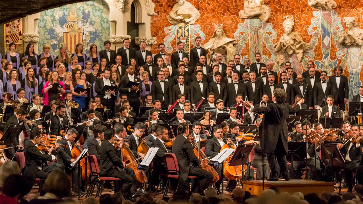 Maravilloso cierre de residencia <a href="/palaumusicacat/">Palau de la Música Catalana</a> #Beethoven 9! #Escucha a #Bolívares en #grabación–spoti.fi/2nhrBjR 📷Lorenzo di Nozzi