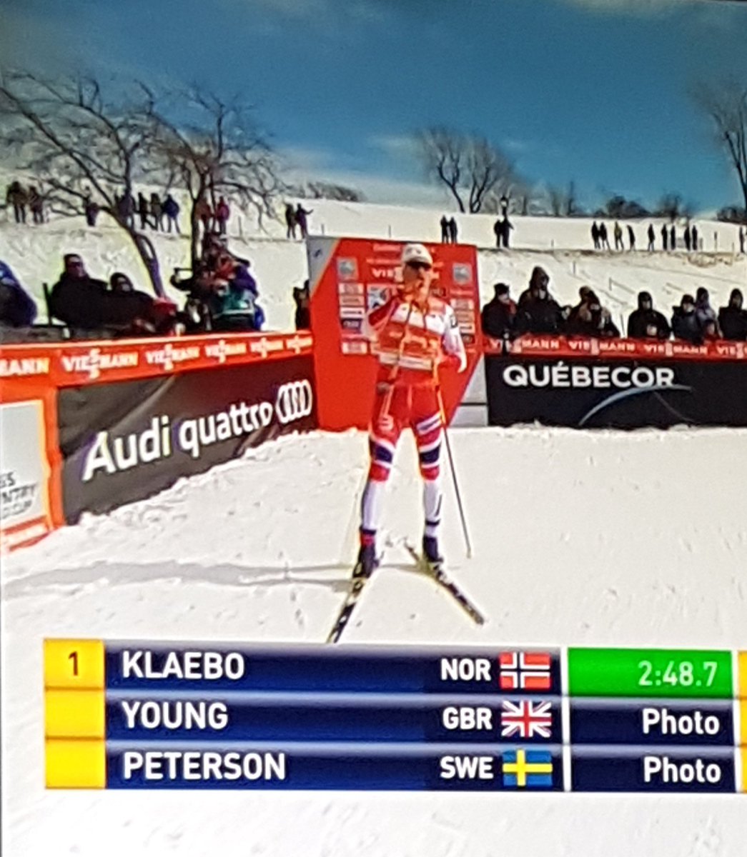 Grattis til Klæbo med kula! Latterlig bra sesong #Quebec #bua