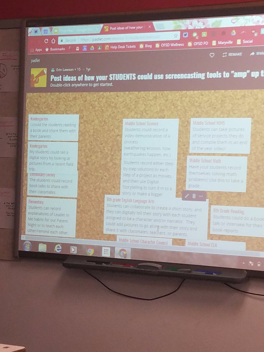 LisaBraun11's tweet photo. Padlet rocks!!  #hpsdtigers https://t.co/XI4qnYg59s