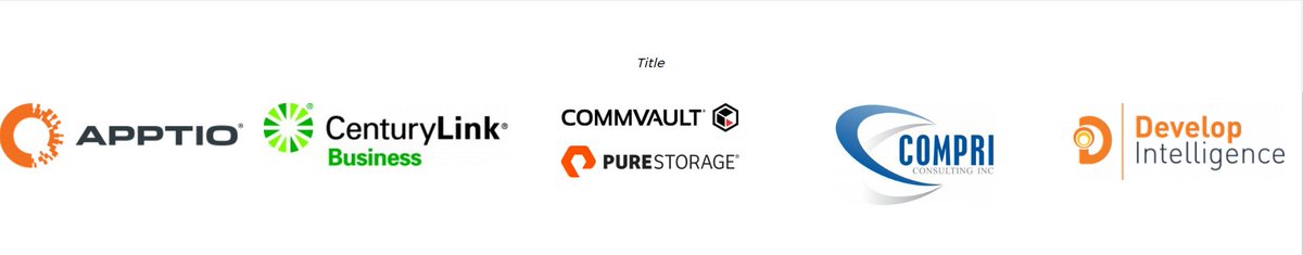 JohndMeyer's tweet photo. Thank You #Clevel2017 Title Sponsors @Apptio @CenturyLinkBiz @Commvault @PureStorage @Compri @DevIntelligence The night was a huge #Success https://t.co/BDvzgSBRj5