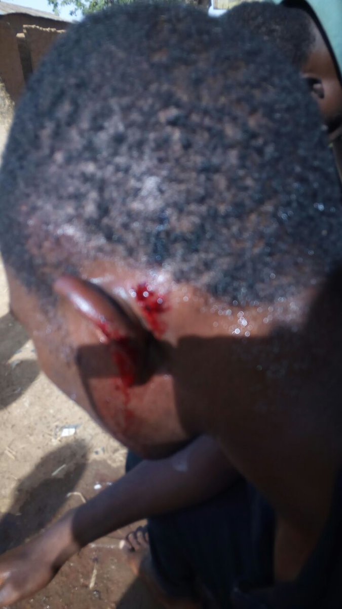 Sh4Zk's tweet photo. @shehusani @UN Some attackers celebrating Buharis return attacked #IMN brothers, looted their shops in Mariri of Lere Kaduna state  @elrufai https://t.co/4zm42g13Lm