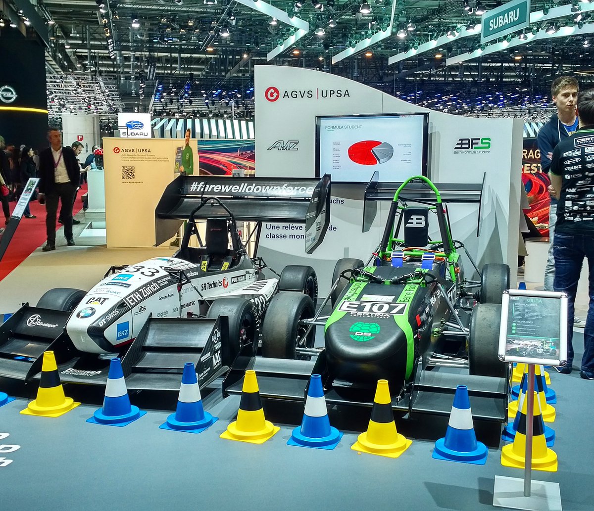 BernFormulaStud's tweet photo. Come see our #Giura and AMZ's #Grimsel at #GIMS2017 - this weekend's your last chance! 😎 https://t.co/Pb415rRaN5 https://t.co/JWiXpnm5BG