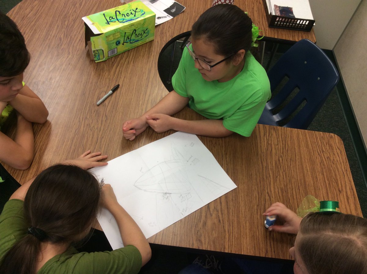 room19pandas's tweet image. Part 2. Designing &amp;amp; creating our very own Hindenburgs! Using videos, photographs, and our Storyworks magazine to draft our blueprints.