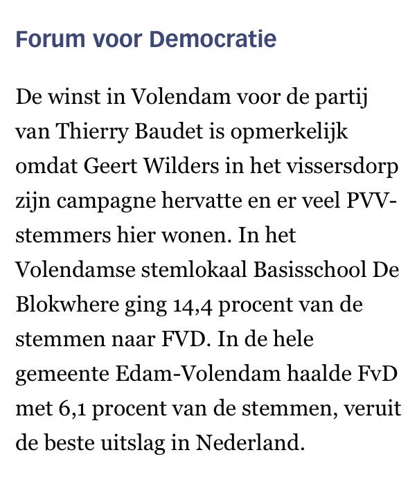 Waar #fvd de meeste stemmen wist te behalen
