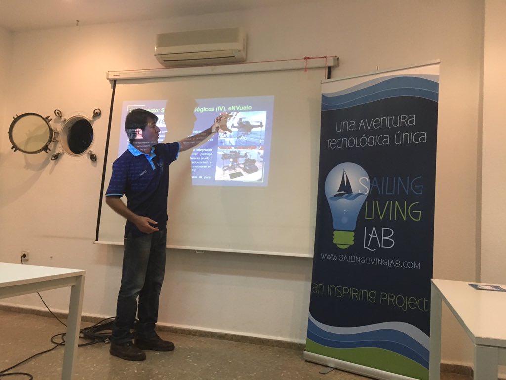 RCNPSM's tweet photo. Gran asistencia en la conferencia de Sailing Living Lab impartida por Diego de Miguel Murillo @sailinglab en el @RCNPSM https://t.co/Ki3ZZQ16am