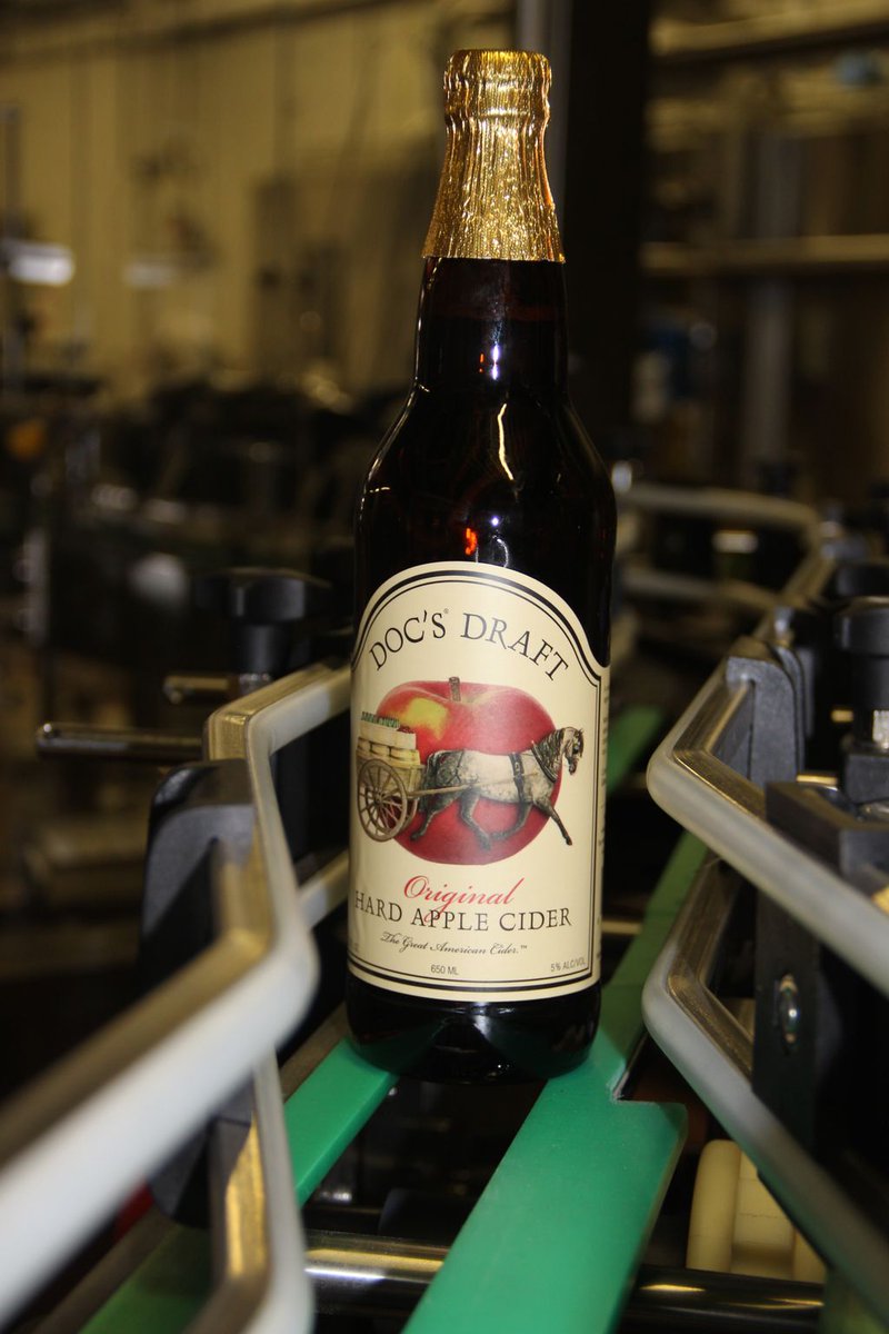 Fresh fruit.  Freshly bottled.  

#DocsDraft #HardCider #HappyStPattysDay