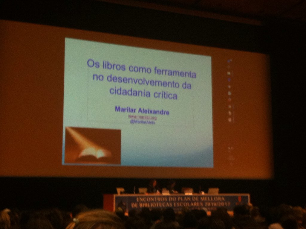 franvarela29's tweet photo. Bo remate coa intervención de Marilar Aleixandre #pensamentocrítico #librosquearden #CarlosCasares #eplambe17 https://t.co/wmfbXMoWxH