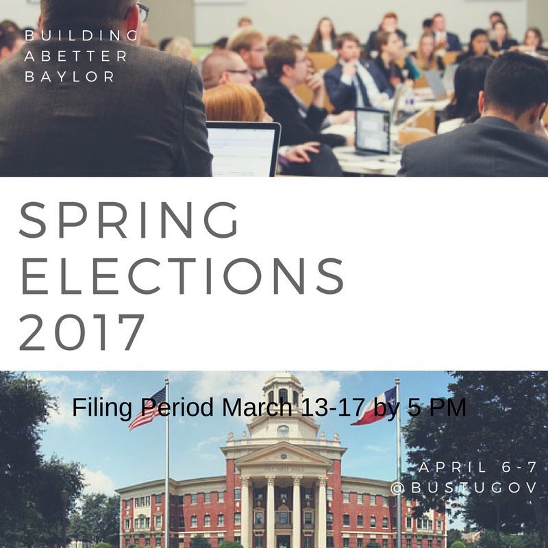BUStuGov's tweet photo. ONLY TWO MORE HOURS TO FILE! Make sure your packet is in the StuGov Office by 5pm. Attach receipt from Robinson tower https://t.co/l5naJpkzfD