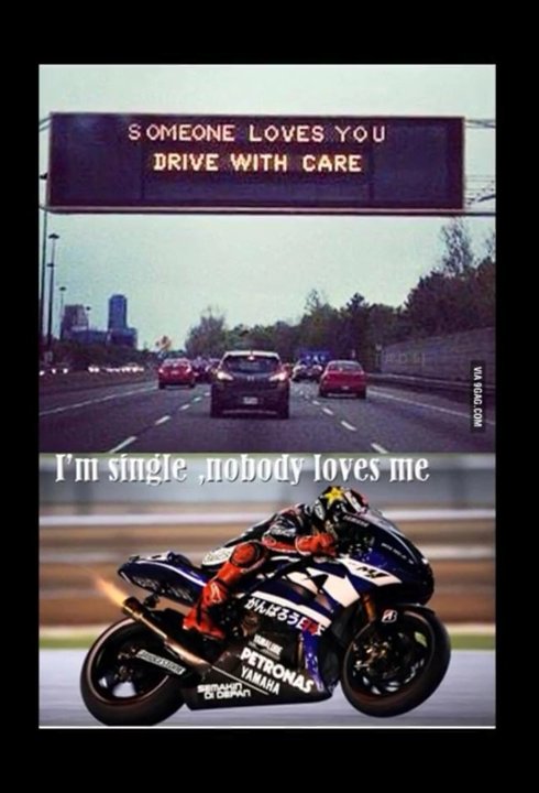 Attitude while riding bike