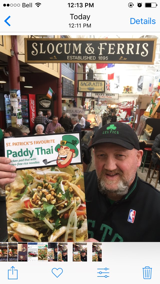SlocumFerris's tweet photo. It's Bad Irish Pun day @sjcitymarket https://t.co/znPwjMLFTq