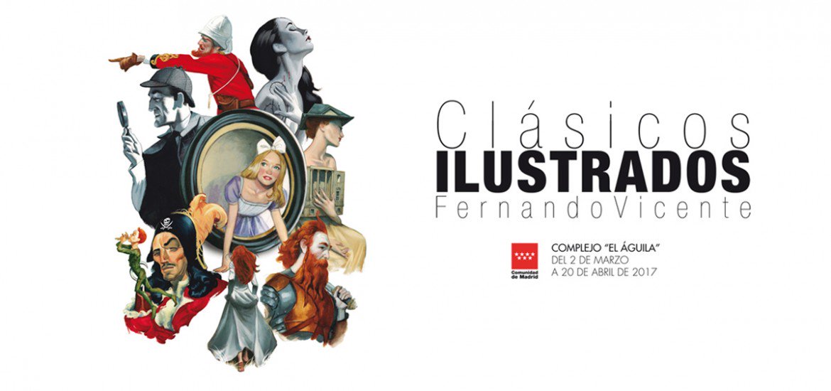 Clásicos Ilustrados: Fernando Vicente @FVicente_Illust.
#clasicosilustrados #exposicionmadrid