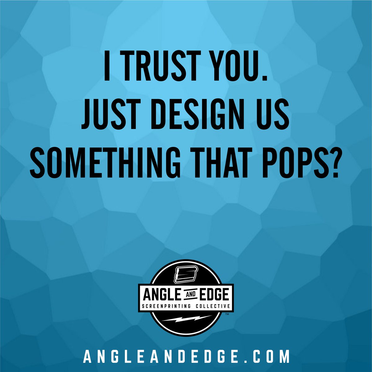 AngleAndEdge's tweet photo. You've had that client.... 😑 #angleandedge #screenprinting https://t.co/ChdA4wc6mU