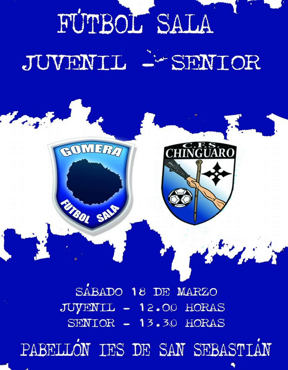 Mari_Ramos_'s tweet photo. Este sábado en el IES #SanSebastian #Juvenil
#SegundaB #futsal #GomeraFS https://t.co/4UXwTXAJev