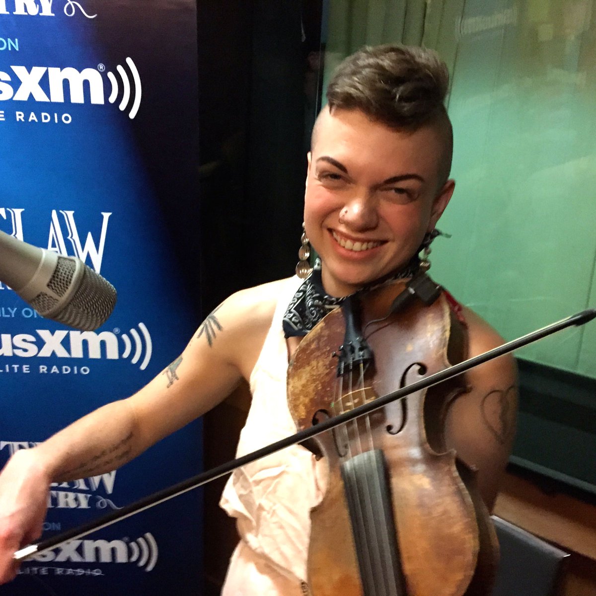 siriusxmoutlaw's tweet image. #LillieMae LIVE w/ #MojoNixon NOW #SXSW @lilliemae_music