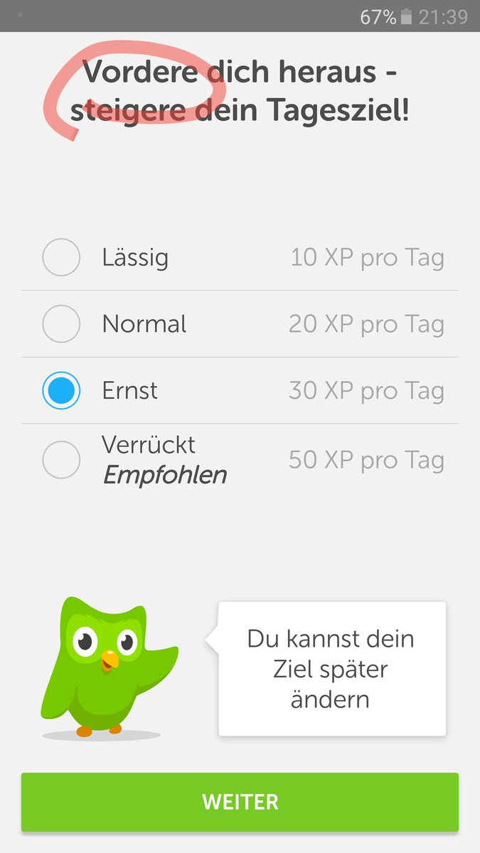 mifrie's tweet image. Endlich ein Altvorderer. Danke @duolingo ;)
