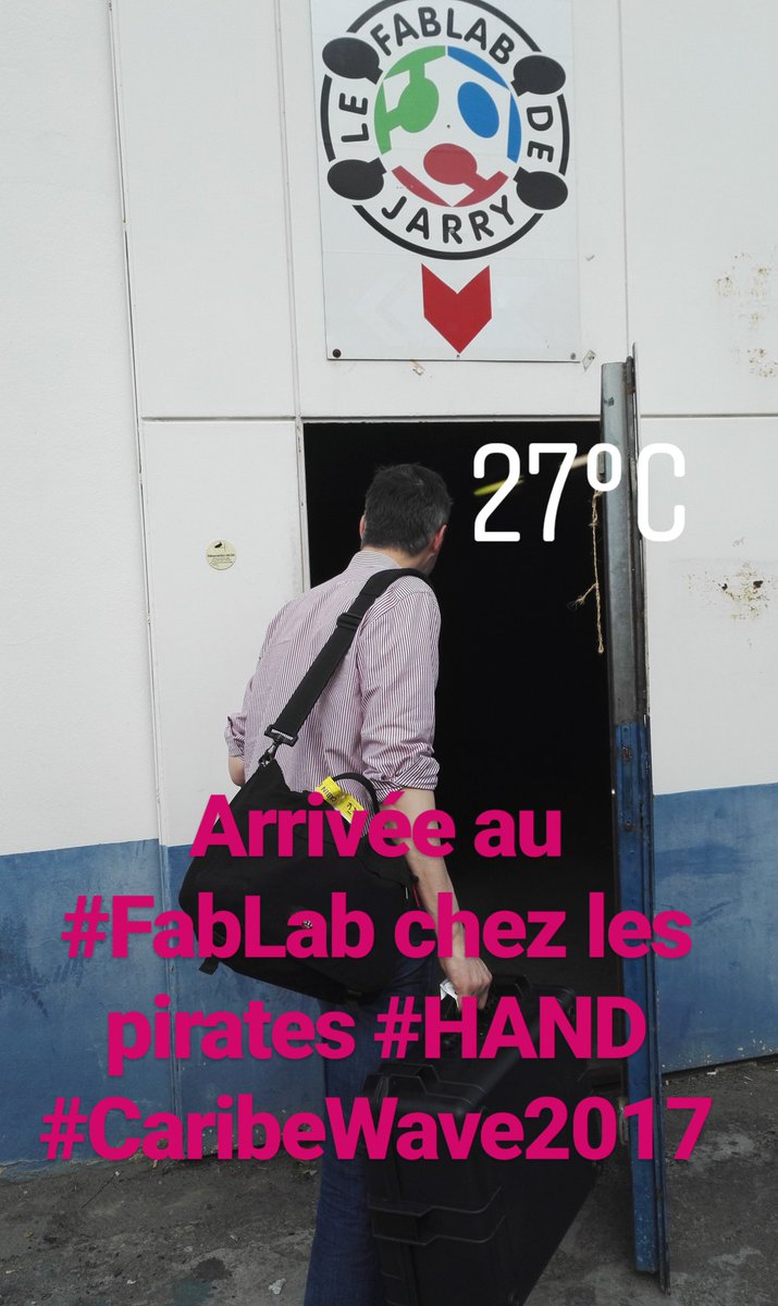 GiomCromer's tweet photo. Les premières images de la mission #CaribeWave2017 avec toute l'équipe @HAND_HackersND Suivez sur Instagram Stories! #tsunami #hacktiviste https://t.co/h0JvMqOmVv