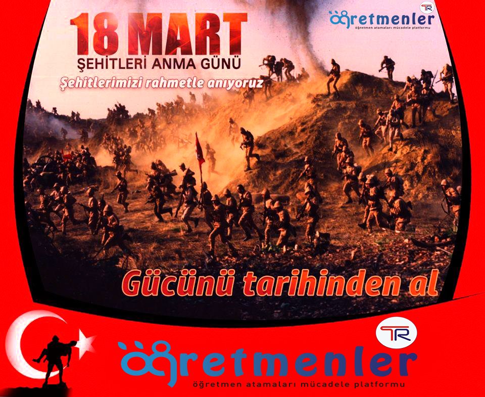 ÇANAKKALE RUHUMUZDUR!
Tarihe altın harflerle kazınan, “ÇANAKKALE GEÇİLMEZ!” destanını yazan tüm  şehitlerimizi saygı ve rahmetle anıyoruz.