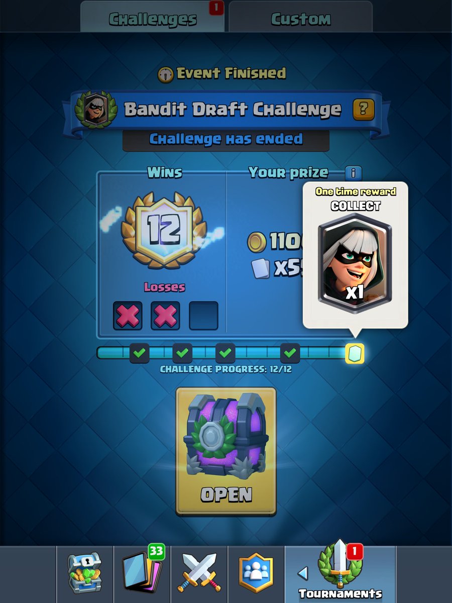 blinkngaming's tweet photo. #banditdraftchallenge first attempt! @ClashRoyale https://t.co/ESvJfTNuKX