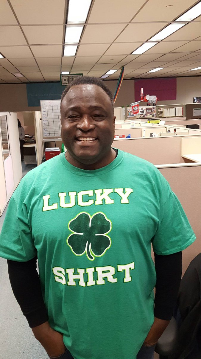 bhamitsmagic's tweet photo. Lucky Shirt! Lucky dude! #bhamitsmagic #LifeAtATT #stpATTysDay https://t.co/8gFrpxIngE