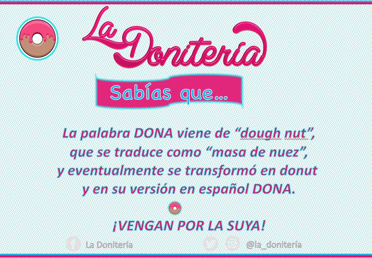 la_doniteria's tweet photo. ¿Sabías que...? #LaDonitería https://t.co/F2nlpcrDeE