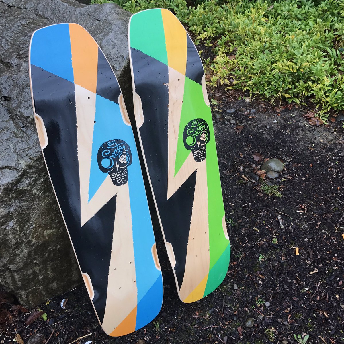 New <a href="/Sector9/">Sector 9 Skateboards</a> skateboards are slowly rolling in! Including these two beauties. Perfect double kick setup for skating all terrains. #Sector9