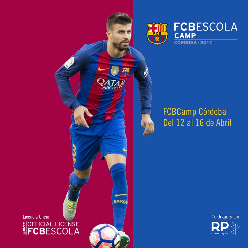 ¿Querés ser parte de la FCBEscola?
Los que se inscriban antes del 20/03 participan del sorteo de una camiseta autografiada del FC Barcelona.