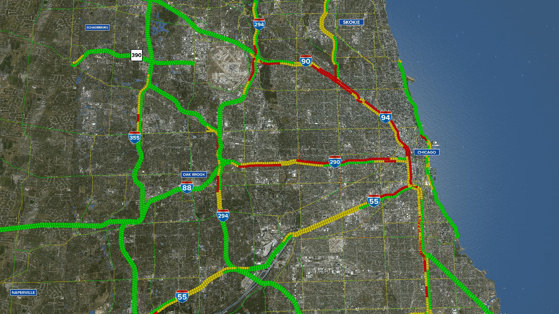 WGNTV Traffic on Twitter "CHICAGOLAND DRIVE TIMES 4PM Range from