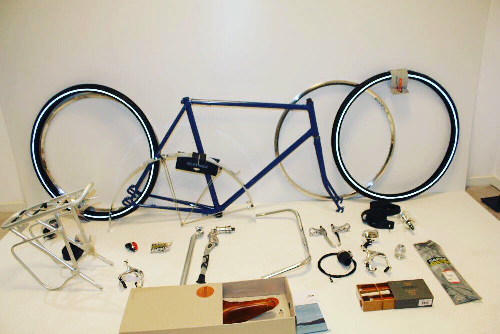 This is how we work! #custommade #bicycle #parts #brought #together