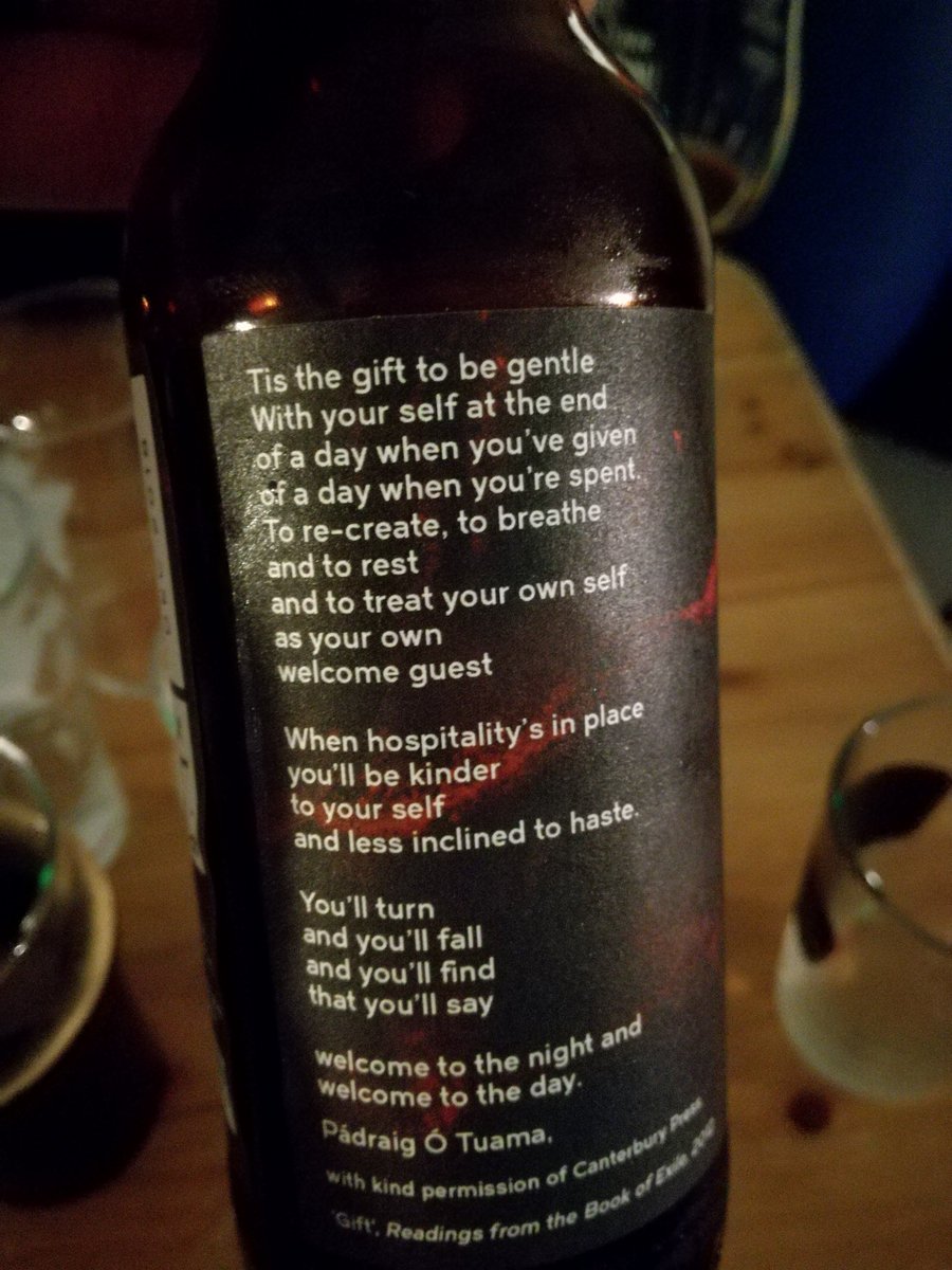 Mark__Whittaker's tweet photo. "welcome to the day and welcome to the night"
Thank you @boundarybrewing @LondonBeerLab #StPatricksDay #CraftBeer #Brixton https://t.co/kwg4sKKbtp