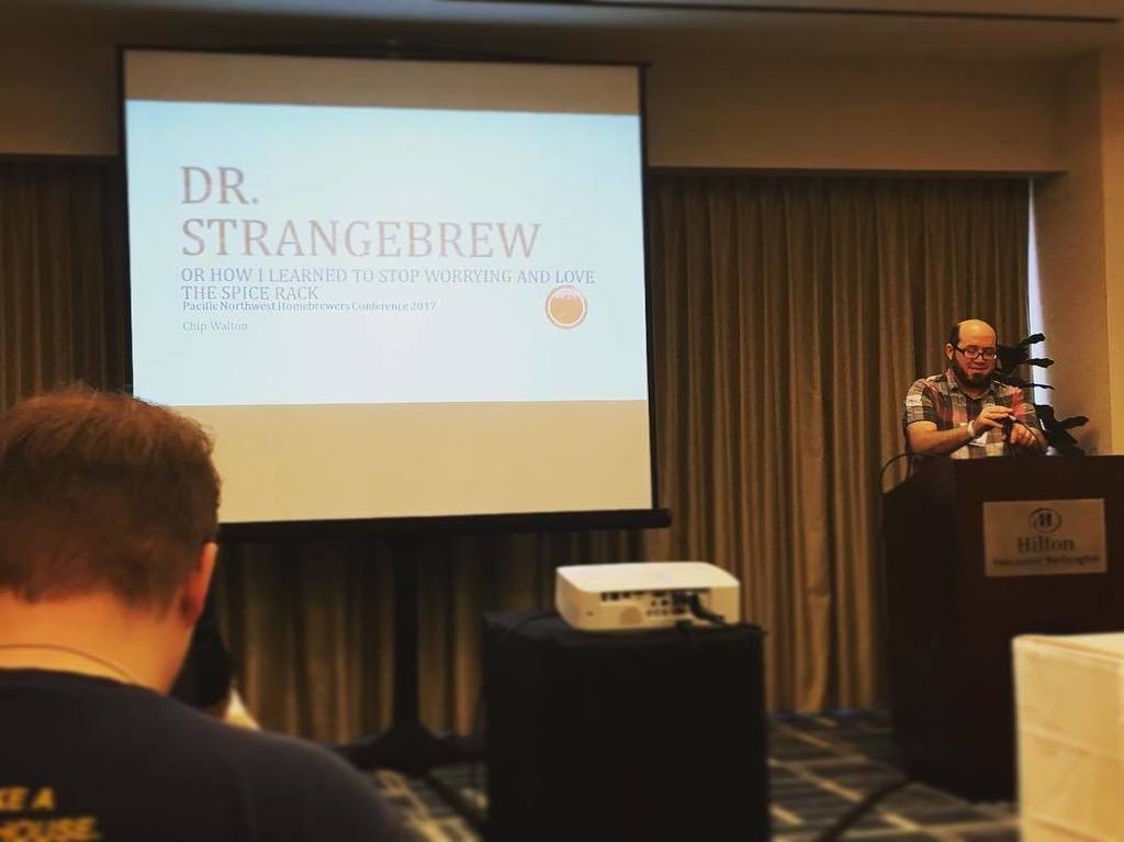 First seminar at <a href="/pnwhc/">PNW Homebrewers Conf</a> - Dr. Strangebrew presented by Chip Walton of <a href="/chopandbrew/">Chop & Brew</a>! Stoked… ift.tt/2mEw5h5