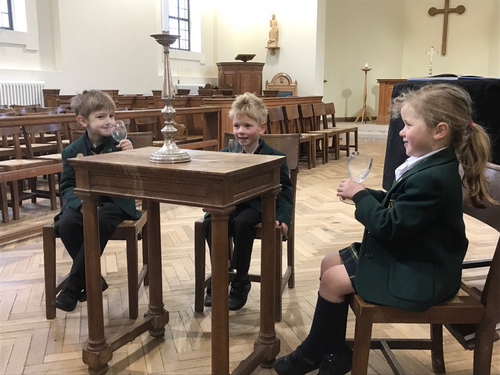 <a href="/southwoldhal/">Halcyon Meldrum</a> 'recreated' The Last Supper in Chapel this morning with the Pre-Prep and Prep Departments!